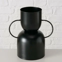 Bloempot FALEVIO Metaal Zwart