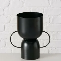 Bloempot FALEVIO Metaal Zwart