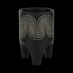 Bloempot VINCA Cement Zwart L