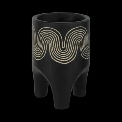 Bloempot VINCA Cement Zwart S