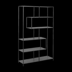 Boekenrek BOKSKAP Ash Black Assymetrisch B114