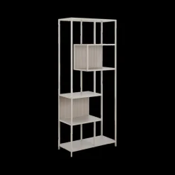 Boekenrek BOKSKAP Grijs Assym. B77