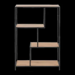 Boekenrek BOKSKAP Wild Oak Assymetrisch B77