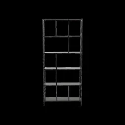 Boekenrek CLAVIS Metaal Zwart