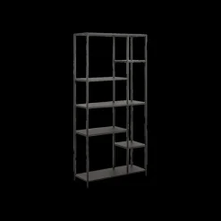 Boekenrek SPARROW Metaal Zwart