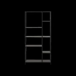 Boekenrek SPARROW Metaal Zwart