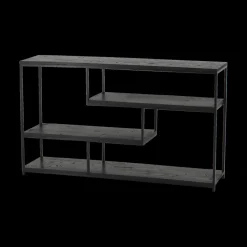 Boekenrek SVENTON Eiken Zwart