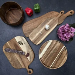 Bord ACARA Rond Acacia Bruin