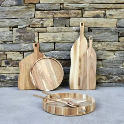 Bord ACARA Rond Acacia Bruin