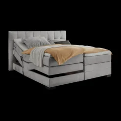 Boxspring KARSHI Elektrisch Verstelbaar 180x200 Silver