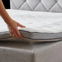 Boxspring MUNCHEN Zilver 180x200