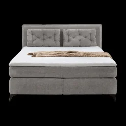 Boxspring NIEUWEGEIN 180X200 Chenille Grijs
