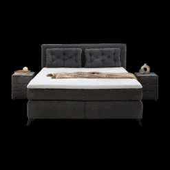 Boxspring NIEUWEGEIN 180x200 Chenille Antraciet