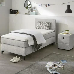 Boxspring URK Stof 369/09 Grijs 90x200