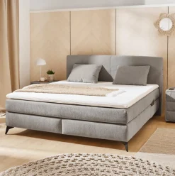 Boxspring WIJDEWEREN Grijs 180x200