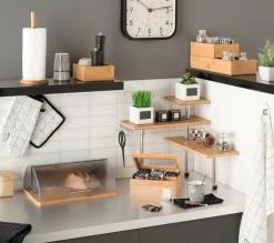 Broodtrommel BAMOR Bamboe/Inox Transp.