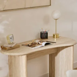 Bureau LAGOON Travertijnlook