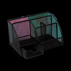 Bureau-organizer CAJAYA Metaal Zwart