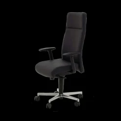 Bureaustoel PROFI CHIEF Zwart Leder