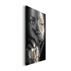 Canvas REI Woman Gold Hand 60x90