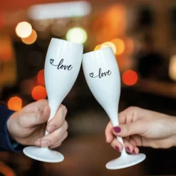 Champagneglas LOVE 2.0 100ml Wit