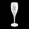 Champagneglas SAVE WATER 100ml Wit
