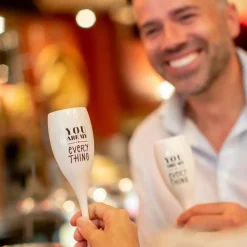 Champagneglas YOU ARE MY EVERYTHING 100ml Wit