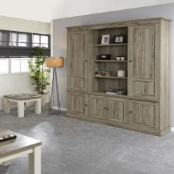 Combikast COTTON Kristal Eik Licht Bruin B215