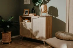 Commode EIVISSA Sonoma Eik/Riet