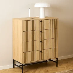 Commode FIEBE 4L Decor Eik B81