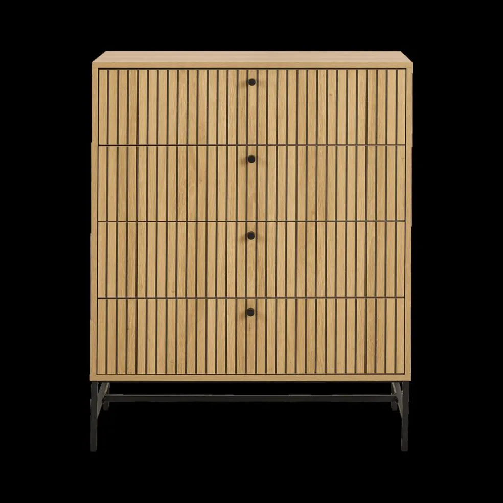 Commode FIEBE 4L Decor Eik B81