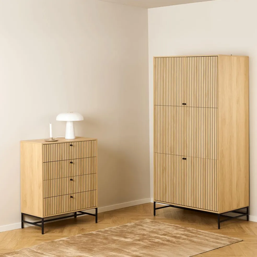 Commode FIEBE 4L Decor Eik B81