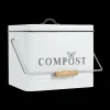 Compostemmer COMPOST 10l RH Met. Wit/Zwart