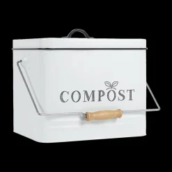 Compostemmer COMPOST 10l RH Met. Wit/Zwart