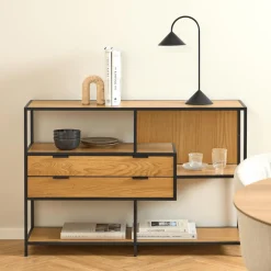 Console BOKSKAP Wild Oak Assymetrisch B114