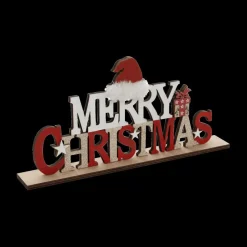 Decowood MERRY CHRISTMAS met Muts Rood