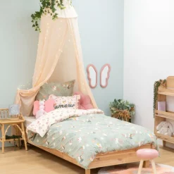 Dekbedovertrek PARURE 140 Mint/Roze