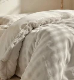 Dekbedovertrek POMPOM 240 Beige