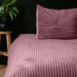 Dekbedovertrek RIBBE 140 Oud-Roze