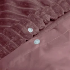 Dekbedovertrek RIBBE 140 Oud-Roze