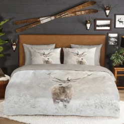 Dekbedovertrek SNOWYDEER 240x220 Flanel Zand