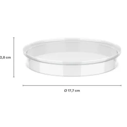 Deksel Beslagkom 1,5L CHEF IT Helder