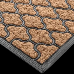 Deurmat ERWA Rechthoek 60x40 Kokos/Rubber