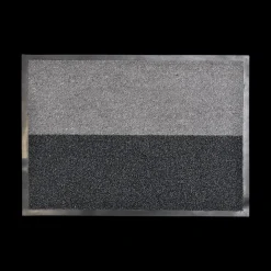Deurmat MAGIC Polypro/PVC Grijs/Zwart