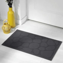 Deurmat STONES 75 PVC Grijs