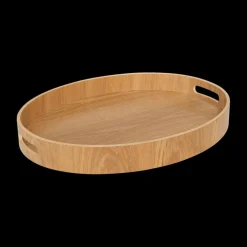 Dienblad STRAPHI Ovaal Hout Naturel