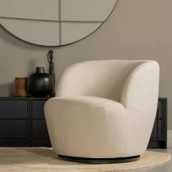 Draaifauteuil PIXIE Off White