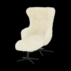 Draaifauteuil SEBASTIAN Doodle Cream