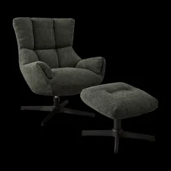 Draaizetel LIONEL met Poef Groen