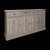 Dressoir COTTON Kristal Eik Licht Bruin